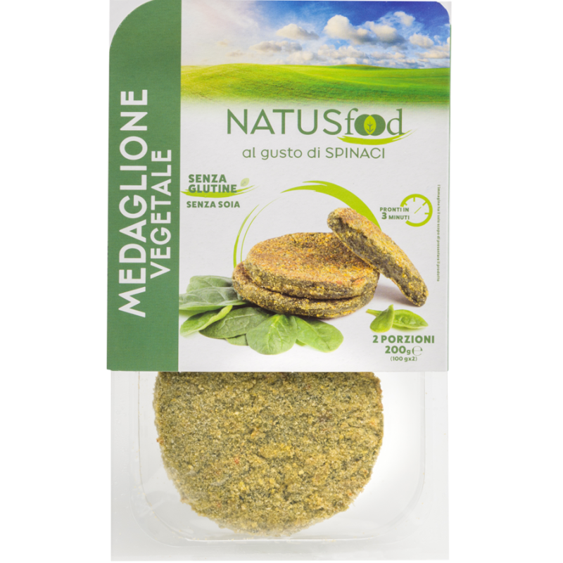 Natusfood Medaglione Vegetale al gusto di Spinaci