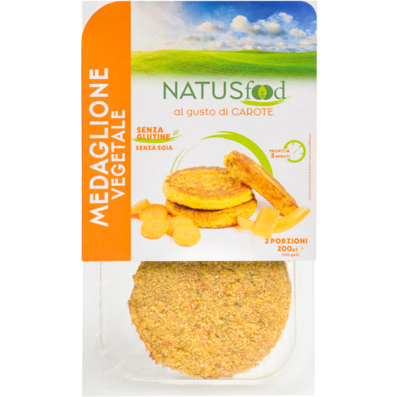 Natusfood Medaglione Vegetale al gusto di Carote