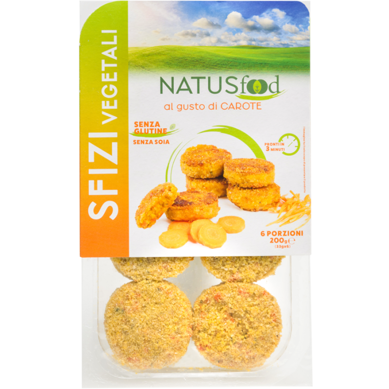 Natusfood Sfizi vegetali al gusto di Carote