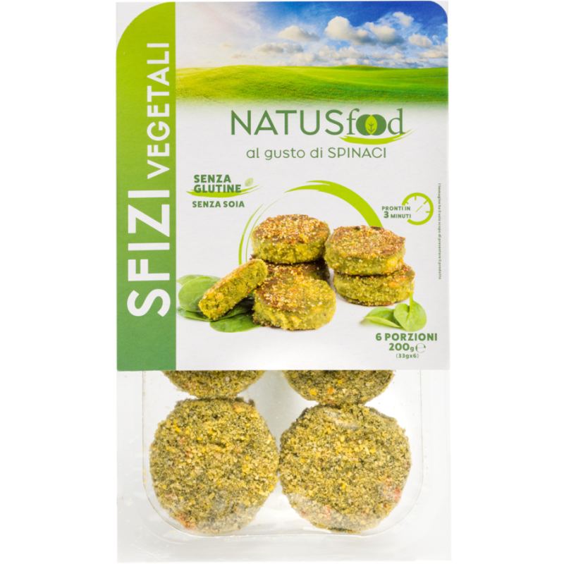 Natusfood Sfizi vegetali al gusto di Spinaci