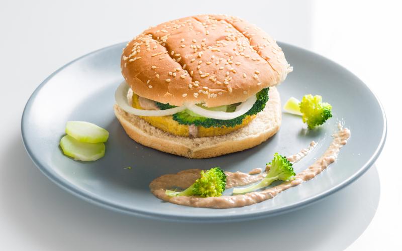 Burger Bun di broccoli 